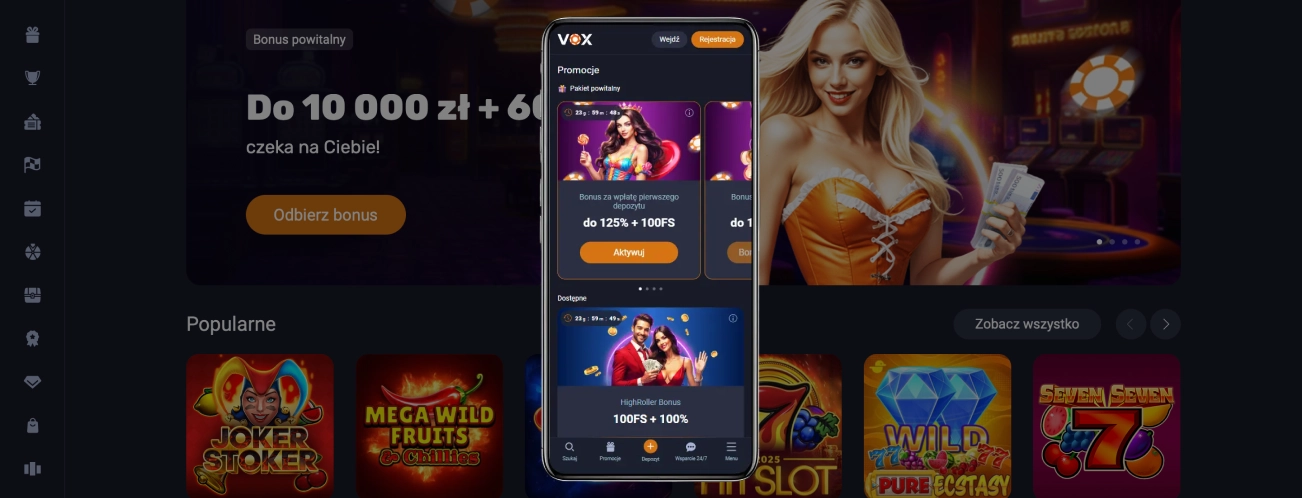 Vox Casino APK i aplikacja mobilna – instalacja, funkcje i dostęp do konta